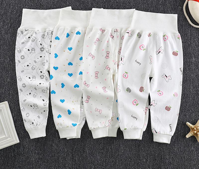 Premium Cotton High Waist Baby Leggings for Newborns