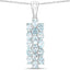 9.88 Carat Genuine Blue Topaz Sterling Silver Jewelry Set