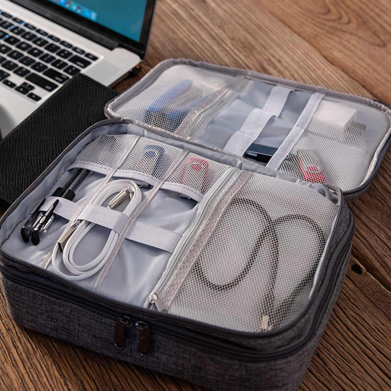 Premium Waterproof Electronics Organizer Travel Bag