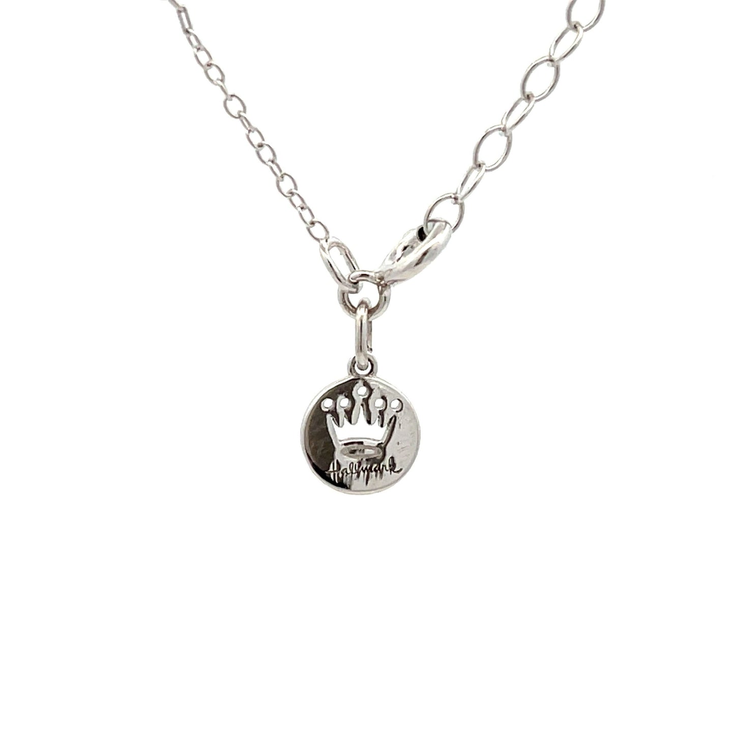 .08ct Pendentif Animal en Diamant Noir en Argent Sterling