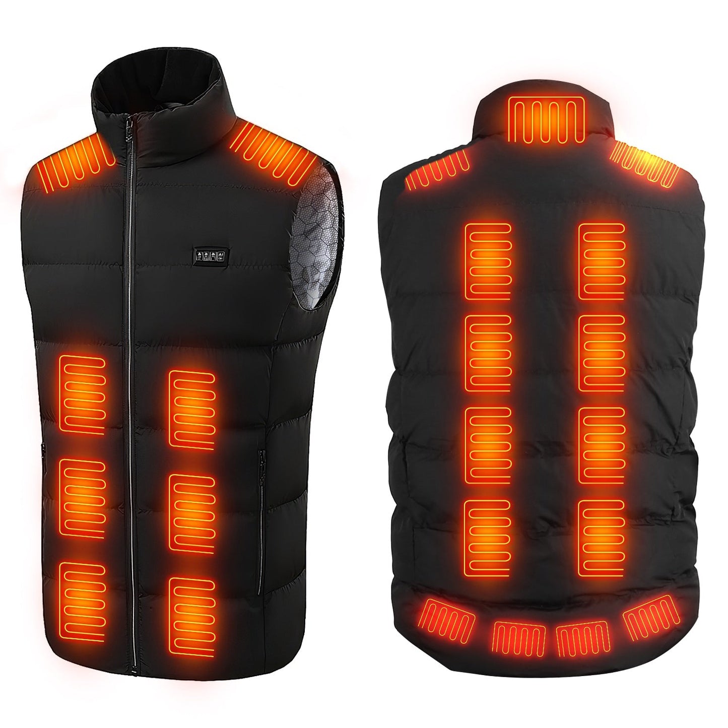 Chaleco Térmico Premium para Hombres y Mujeres - 23 Zonas de Calor
