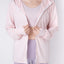 Cardigan à capuche tricoté protecteur UV
