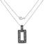 Pendentif en diamant vert véritable de 0,36 carat en argent sterling