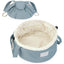 Large Capacity Barrel Drawstring Makeup Bag for Women