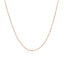 14k Pink Gold Diamond Cut Cable Link Chain - 0.8mm