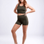 Shorts de sport taille haute JupiterGear avec poches latérales