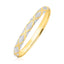 10k Two-Tone Gold Geometric Diamond Motif Bangle
