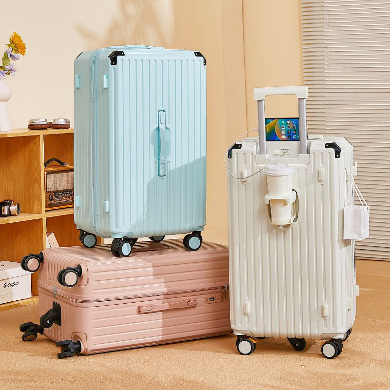 Durable Large Capacity Student Trolley Case with Password Lock