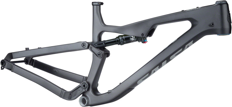 Cuadro de Carbono Salsa Rustler - 27.5" Negro/Gris Pequeño