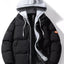Men's Plus Size Hooded Padded Puffer Jacket