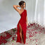 Elegant One-Shoulder Backless Slit Dress for Women