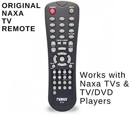 NAXA Original Replacement Remote Control for Naxa NT and NTD Model 12 Volt TVs and TV/DVD Combo Players - Korvel