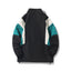 Chaqueta cortaviento impermeable de talla grande para hombre con cuello alzado
