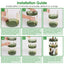 3 Tier Rotating Makeup Organizer - 360° Spinning Storage Tray