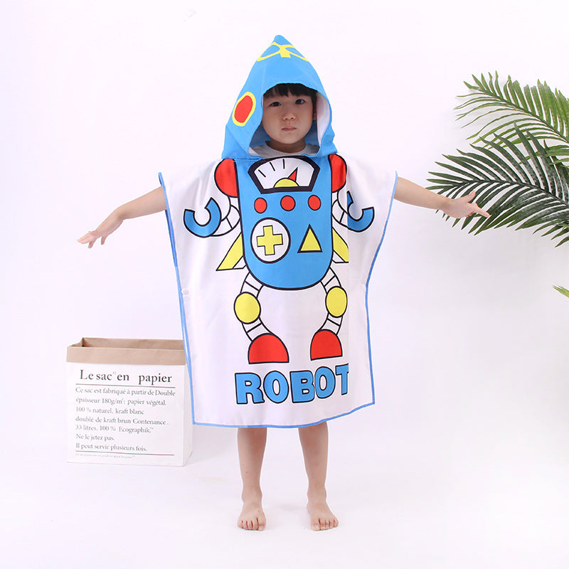 Microfiber Children's Double-Sided Velvet Beach Towel