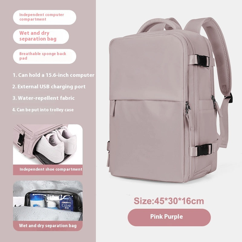 Mochila Expandible Premium para Viajes y Negocios
