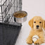 GBruno Stainless Steel Dog Bowl with Clamp Holder