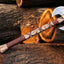 Artisan Crafted Battle Axe: Engraved Dual D2 Steel Blades with Ash Wood Handle and Leather Sheath - Korvel