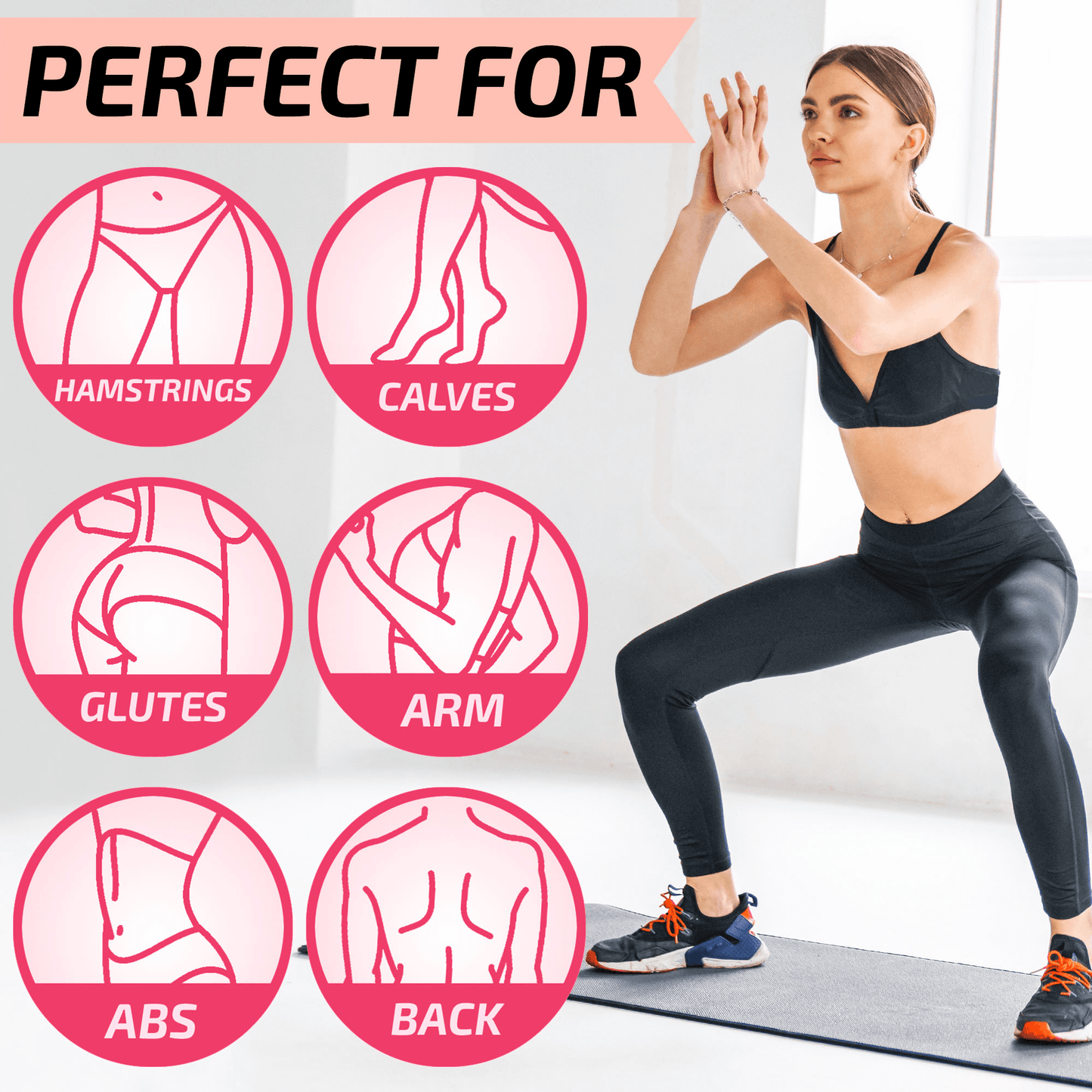 XGear Fitness Esterilla de Yoga de Viaje Gruesa con Correa de Transporte