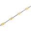 Bracelet en or jaune 10K avec diamants de 1,00 cttw