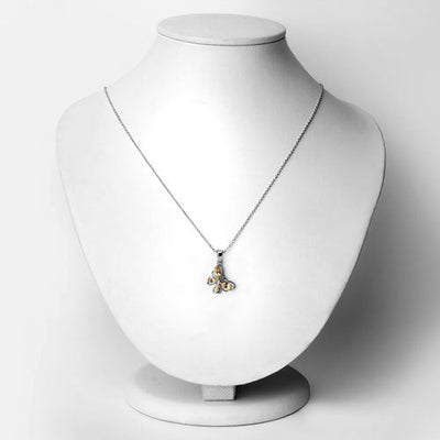 Pendentif papillon en citrine véritable de 0,62 carat en argent sterling