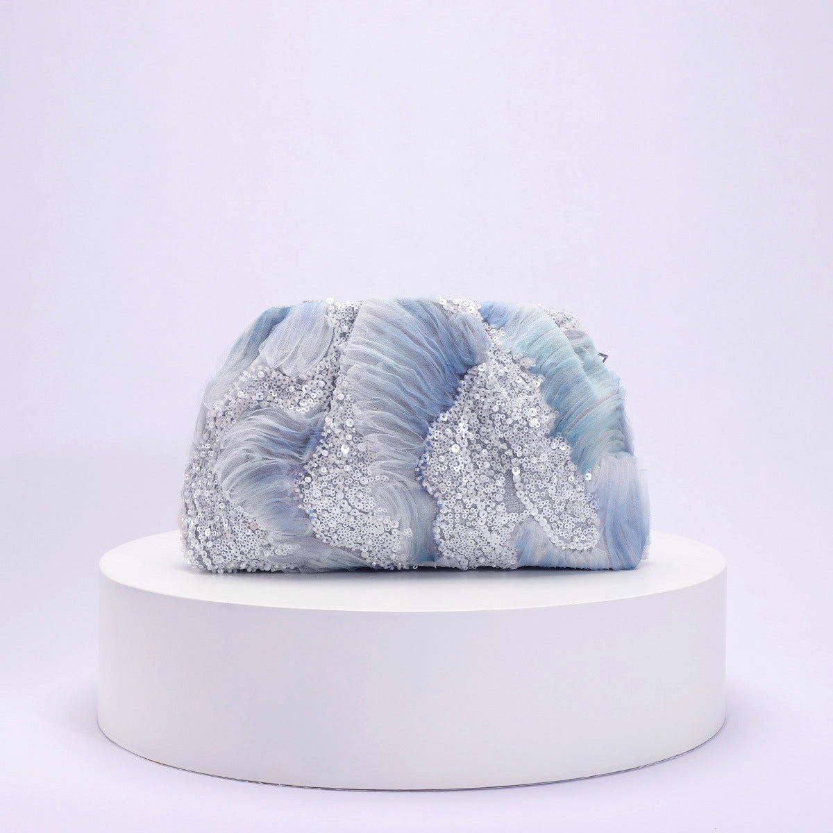 Sac bandoulière élégant avec design en vagues complexe