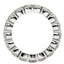 Round Cut Lab Grown Diamond Eternity Ring in 14k White Gold