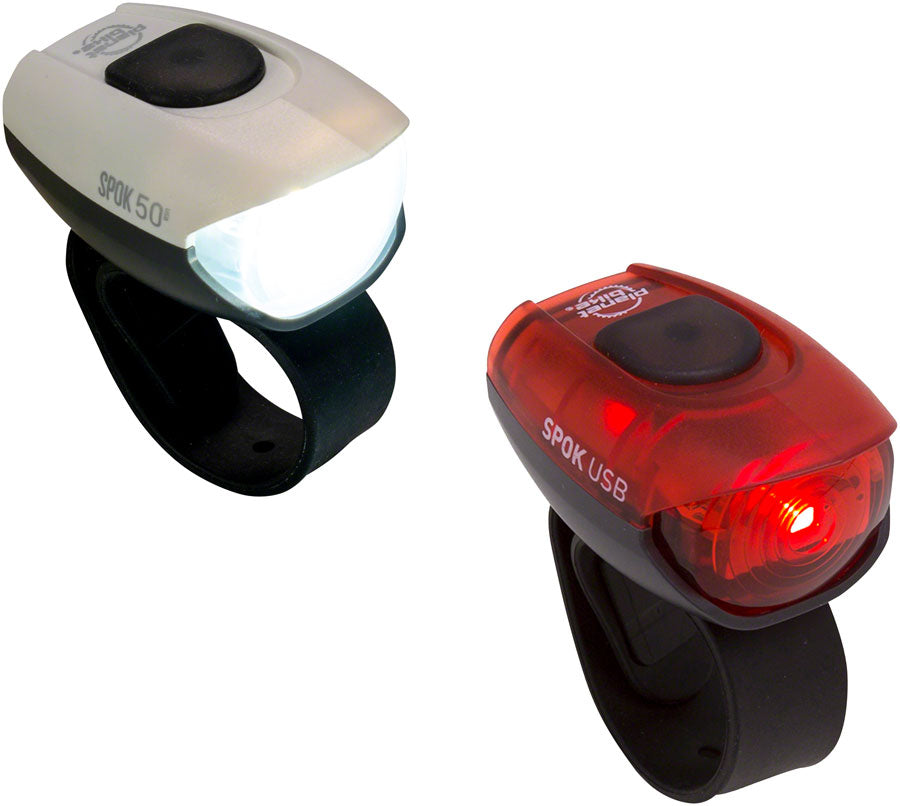 Ensemble de phare/feu arrière Planet Bike Spok 50