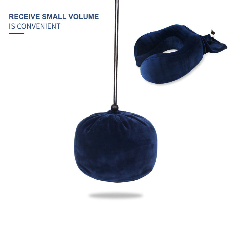 Almohada de Viaje Portátil de Espuma Viscoelástica para Mayor Comodidad en Movimiento