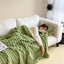 Luxurious Double-Sided Bubble Velvet Blanket