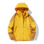 Three-in-One Waterproof Windproof Parka with Fleece Lining