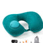 Portable Travel Inflatable U-Shaped TPU Pillow