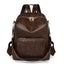 Korean-Style Soft PU Large-Capacity Women's Travel Backpack