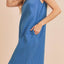 Stylish Round Neck Midi Tank Dress with Pockets for Women