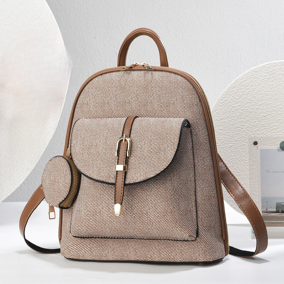 Sac à dos de voyage polyvalent à une épaule pour femmes