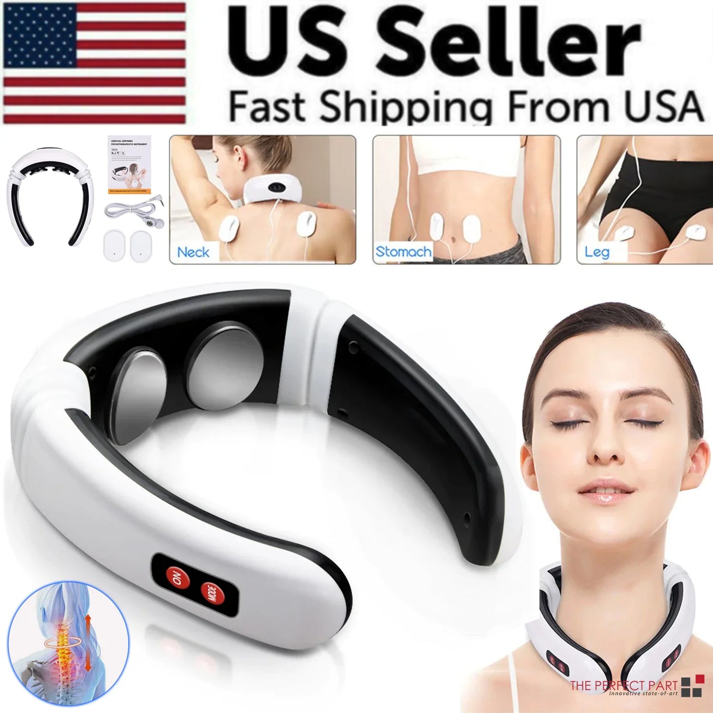 Masajeador Cervical Eléctrico Premium con Terapia Magnética