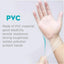 General Purpose Clear Vinyl Disposable Gloves - Medium (100 pcs)