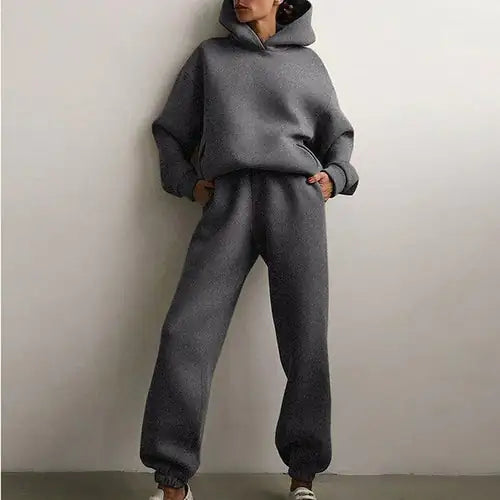 Conjunto de Sudadera con Capucha Esencial para Invierno