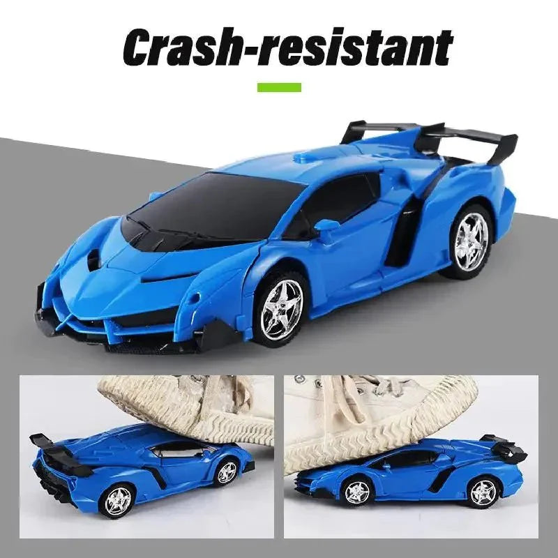 2-in-1 Transformer Remote Control Race Car with Rechargeable Battery