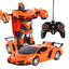2-in-1 Transformer Remote Control Race Car with Rechargeable Battery