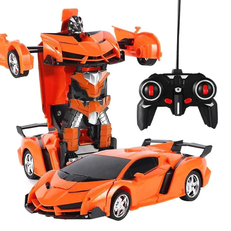 2-in-1 Transformer Remote Control Race Car with Rechargeable Battery