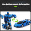 2-in-1 Transformer Remote Control Race Car with Rechargeable Battery