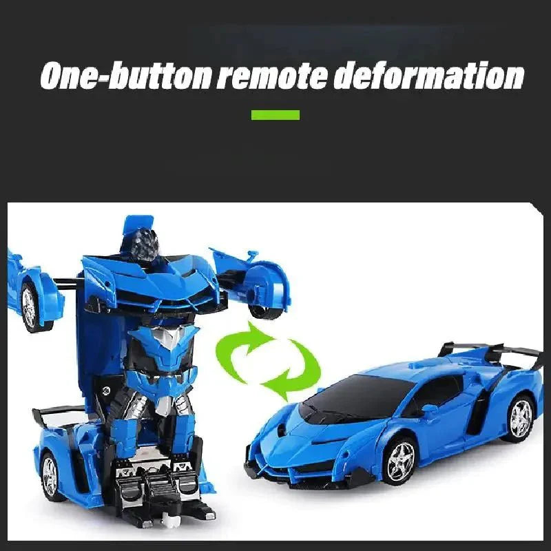 2-in-1 Transformer Remote Control Race Car with Rechargeable Battery