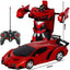 2-in-1 Transformer Remote Control Race Car with Rechargeable Battery