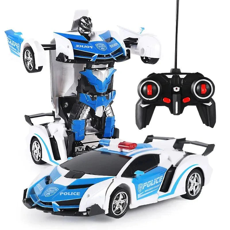 2-in-1 Transformer Remote Control Race Car with Rechargeable Battery