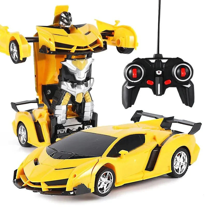 2-in-1 Transformer Remote Control Race Car with Rechargeable Battery