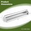 Premium Metal Chicken Feeder with Drainage Holes - Silver