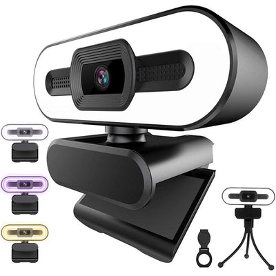 Premium 2K Webcam with Microphone for Streaming and Work