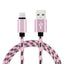 1M Grid Braided Cotton Fast USB Type C USB Data Charger Charging Cable - Korvel