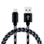 1M Grid Braided Cotton Fast USB Type C USB Data Charger Charging Cable - Korvel